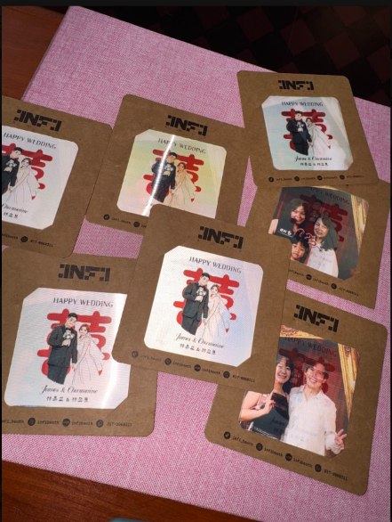 HAPPY WEDDING 囍字贴成品